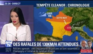 Quel va être le parcours de la tempête Eleanor sur la moitié de la France
