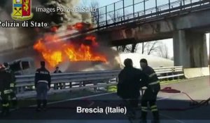 Italie: une voiture française percute un camion: 6 morts