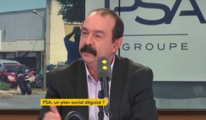 Philippe Martinez, secrétaire général de la CGT, accuse PSA de vouloir "transformer les CDI en précaires"