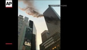 Le gratte-ciel de Donald Trump prend feu à New York, problème de système de chauffage !