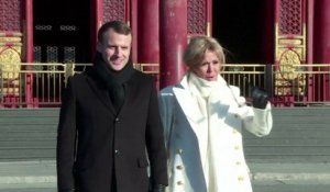 Emmanuel et Brigitte Macron ont visité la Cité interdite