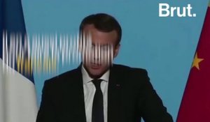 En Chine, Emmanuel Macron fait la promotion du français