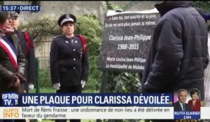 Une plaque commémorative en mémoire de Clarissa Jean-Philippe dévoilée à Malakoff