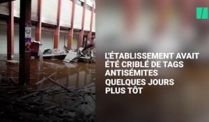 Les images de l'épicerie casher de Créteil ravagée par l'incendie