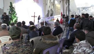 Messe de Noël dans l'ex-fief des jihadistes en Syrie