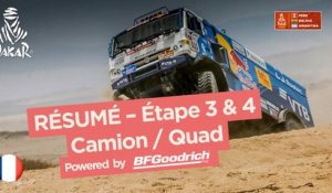 Résumé - Camion/Quad - Étapes 3 & 4 (San Juan de Marcona / San Juan de Marcona) - Dakar 2018
