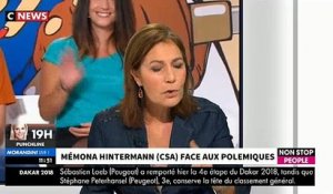 Le long silence de Mémona Hintermann du CSA quand Jean-Marc Morandini l'interroge sur l'éviction de TEX de France 2