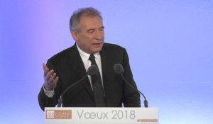 François Bayrou, voeux à la presse - 110118