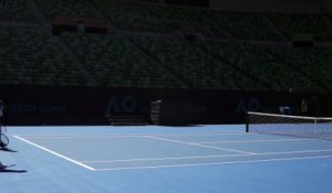 Open d'Australie 2018 - Madison Keys à l'entrainement à Melbourne