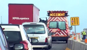 Accident sur le viaduc de Martigues