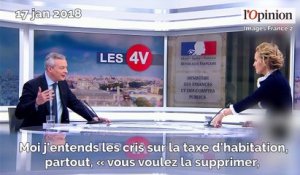 Taxe d'habitation: Bruno Le Maire évoque les 3 pistes pour compenser sa suppression