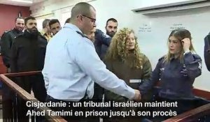 Israël maintient Ahed Tamimi en prison jusqu'au procès