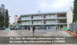 Liban: les réfugiés palestiniens redoutent les coupes à l'UNRWA
