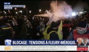 À Fleury-Mérogis, les surveillants de la prison évacués ce matin par les forces de l'ordre