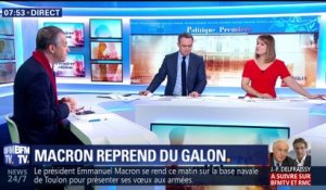 L’édito de Christophe Barbier: Emmanuel Macron reprend du galon