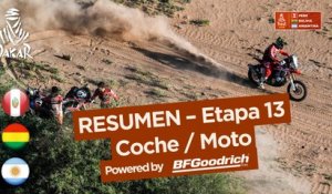 Resumen - Coche/Moto - Etapa 13 (San Juan / Córdoba) - Dakar 2018