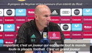 Football: Neymar? "Un joueur qui enchante tout le monde" -Zidane