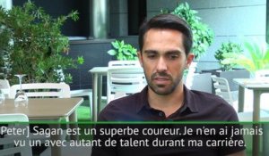 Interview - Contador sur Sagan : "Je n'ai jamais vu un coureur avec autant de talent"