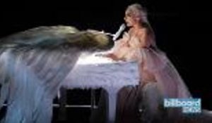 Lady Gaga Gives Breathtaking Performance of 'Joanne' & 'Million Reasons' at 2018 Grammys | Billboard News