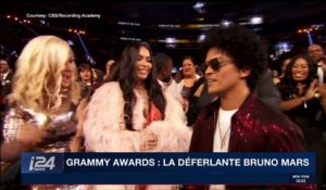 Grammy Awards 2018 : Bruno Mars, roi de la soirée