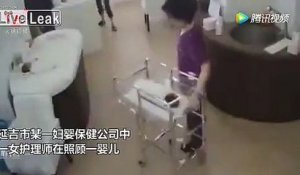 Quand une infirmière chinoise fait tomber un bébé qui vient de naitre... (chine)