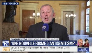 Le député François Pupponi demande "des statistiques nationales (...) sur le nombre d'actes antisémites"