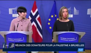 Réunion des donateurs pour la Palestine à Bruxelles