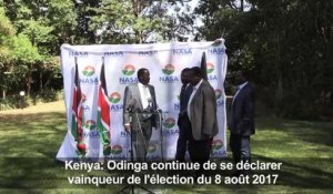 Kenya: Odinga continue de se déclarer vainqueur des élections