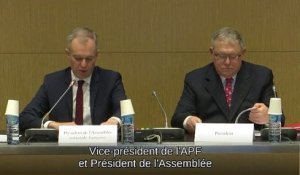 Discours d'ouverture de la réunion du Bureau de l’Assemblée parlementaire de la Francophonie - Jeudi 1 février 2018
