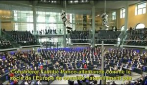 Discours au Bundestag à l’occasion du 55ème anniversaire du Traité de l’Elysée - Lundi 22 janvier 2018