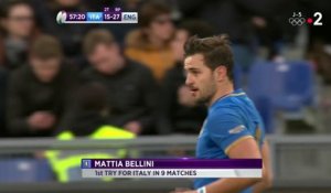 Six Nations : L'Italie ne baisse pas les bras, Bellini marque le second essai italien
