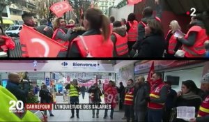 Carrefour : l'inquiétude des salariés