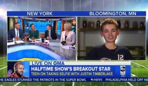 Découvrez comment ce jeune homme de 13 ans est devenu en 5 secondes cette nuit une star aux Etats-Unis