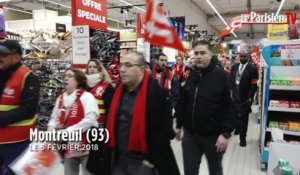 Suppressions de postes chez Carrefour : la colère des salariés