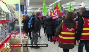 Carrefour : les syndicats lancent une semaine de mobilisation