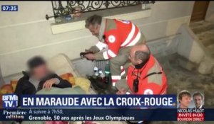 Neige: La Croix-Rouge en maraude pour aider les sans-abri