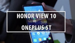 Honor View10 VS OnePlus 5T = affrontement de haut de gamme à 500e