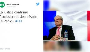 FN. L'exclusion de Jean-Marie Le Pen confirmée, il reste président d'honneur.
