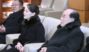 Pyeongchang: arrivée de la soeur de Kim Jong Un en Corée du Sud