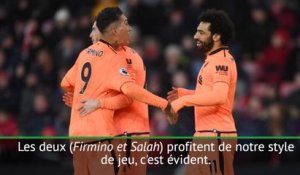 27e j. - Klopp : "Firmino et Salah sont fantastiques"