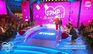 Il y a un an dans TPMP… Cyril Hanouna et Camille Combal rejouaient la demande en mariage de Gilles Verdez (Vidéo)