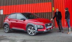 Franck Lagorce au volant du Hyundai Kona (2018)