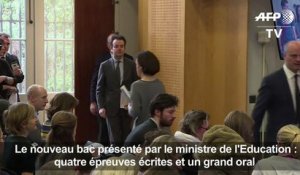 Réforme du bac: conférence de presse de Jean-Michel Blanquer