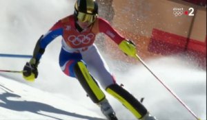 JO 2018 : Ski alpin - Slalom Femmes. 20e place pour Nastasia Noens
