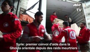 Syrie: de l'aide humanitaire arrive dans la Ghouta orientale