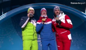 JO 2018 : Biathlon– Remise des médailles du 20 km hommes - Johannes Boe remporte l'or olympique