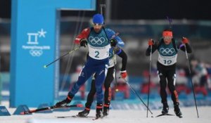 JO 2018 : Biathlon - Mass start hommes. Martin Fourcade remporte l'or à la photo finish !!!