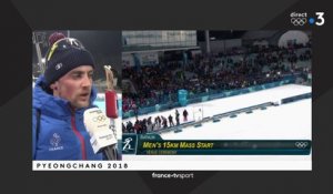 JO 2018 : Biathlon - Mass start Hommes / Simon Desthieux : "Une fin de course difficile"