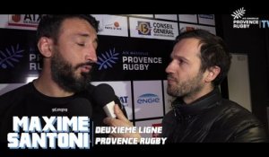 Provence Rugby / Limoges : la réaction de Maxime Santoni