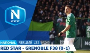 J22 : Red Star FC - Grenoble Foot 38 (0-1), le résumé